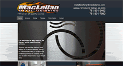 Desktop Screenshot of maclellanmetalfinishing.com